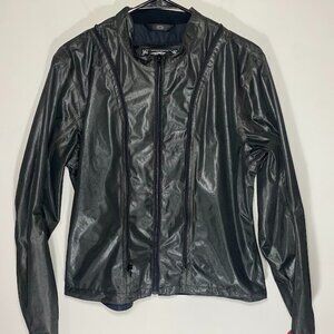 Castle Black Moto Full Zip Jacket